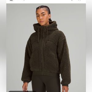 Lululemon Reversible hooded fleece jacket size 12